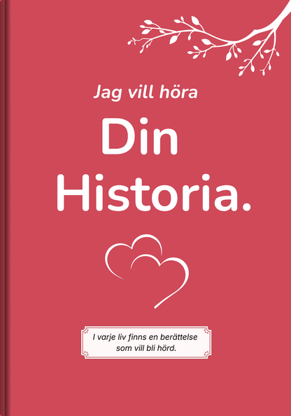 Jag Vill Höra Din Historia - Ett enkelt och vackert sätt att bevara dem som betyder allra mest.