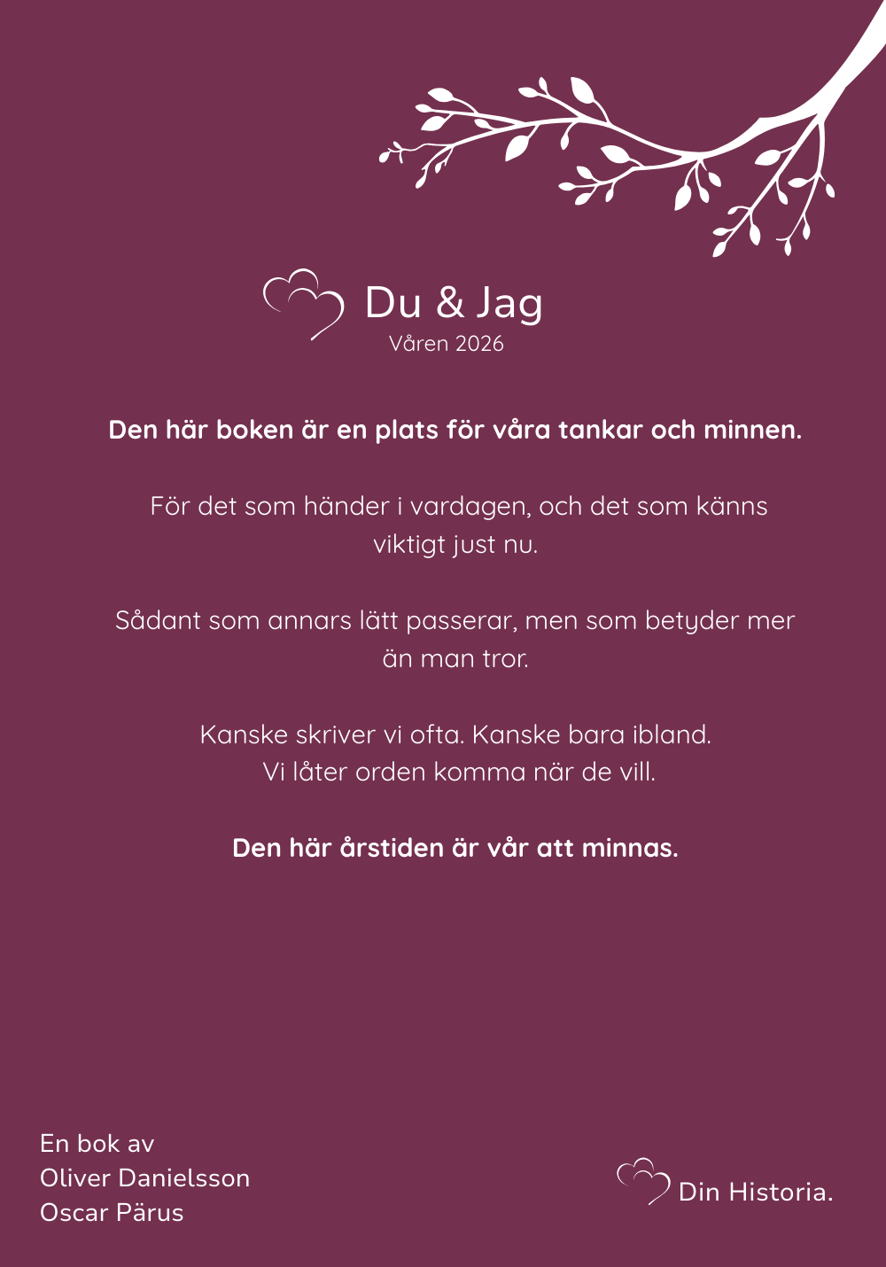 Du & Jag - Mer närhet i vardagen